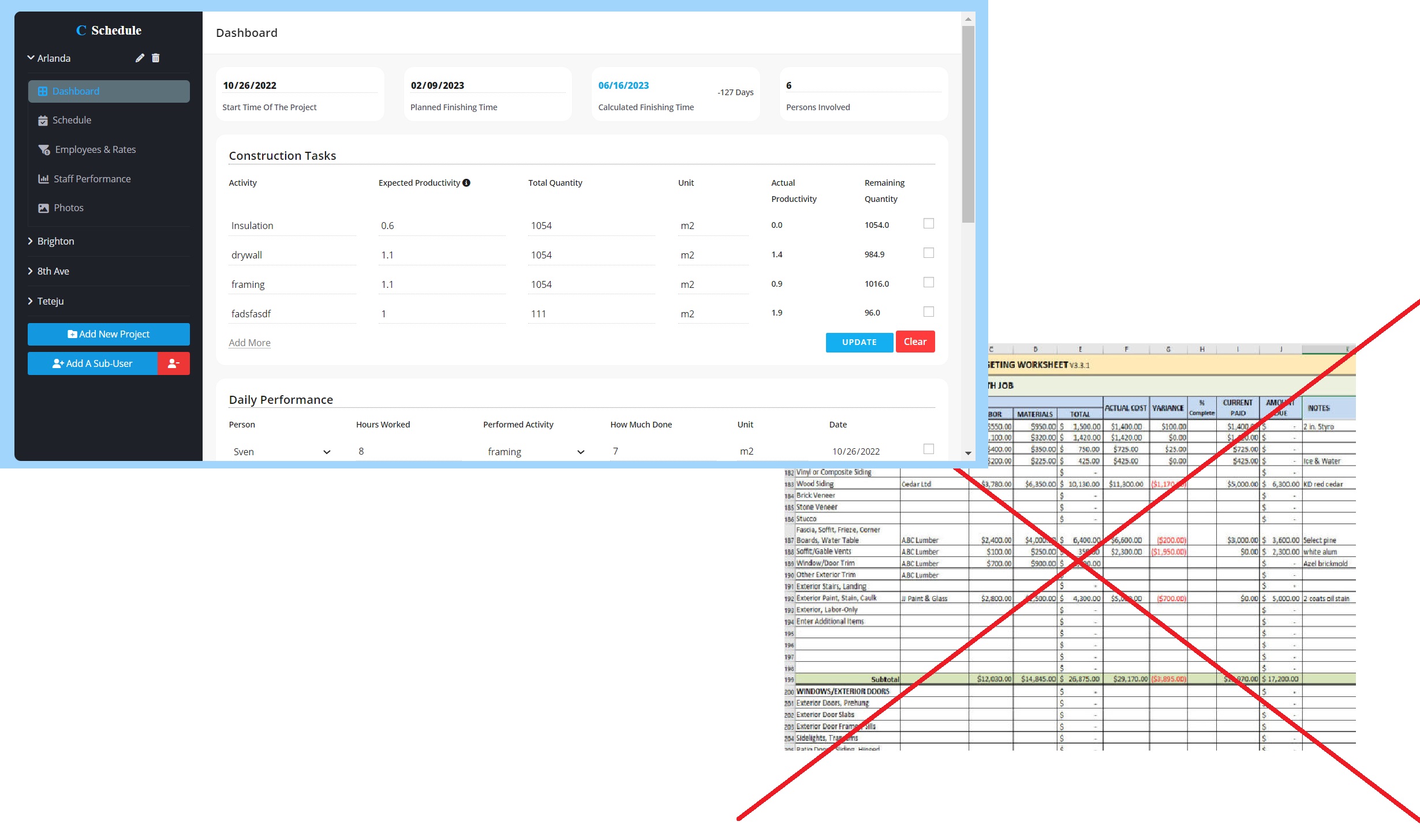 Why you should switch from spreadsheets to cloud based construction software